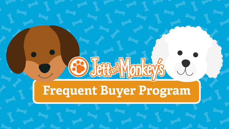 Jett and Monkey's Frequent Buyer Program